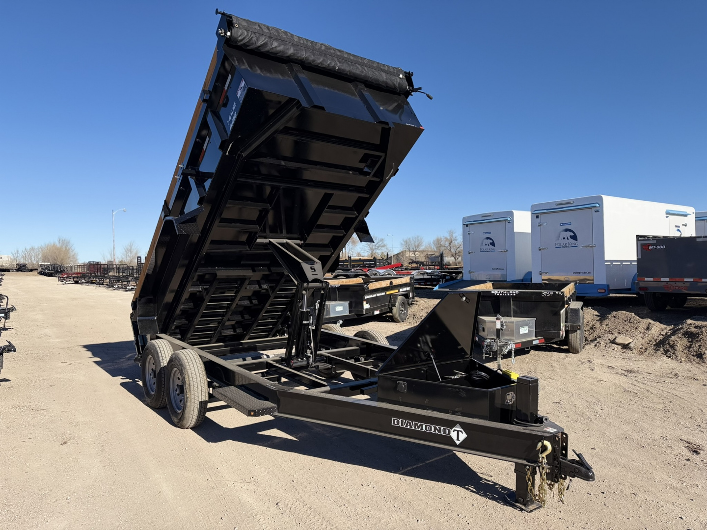 New 2026 Diamond T 7-14 Dump W/ 7 Gauge Floor/Wall 7K Axles