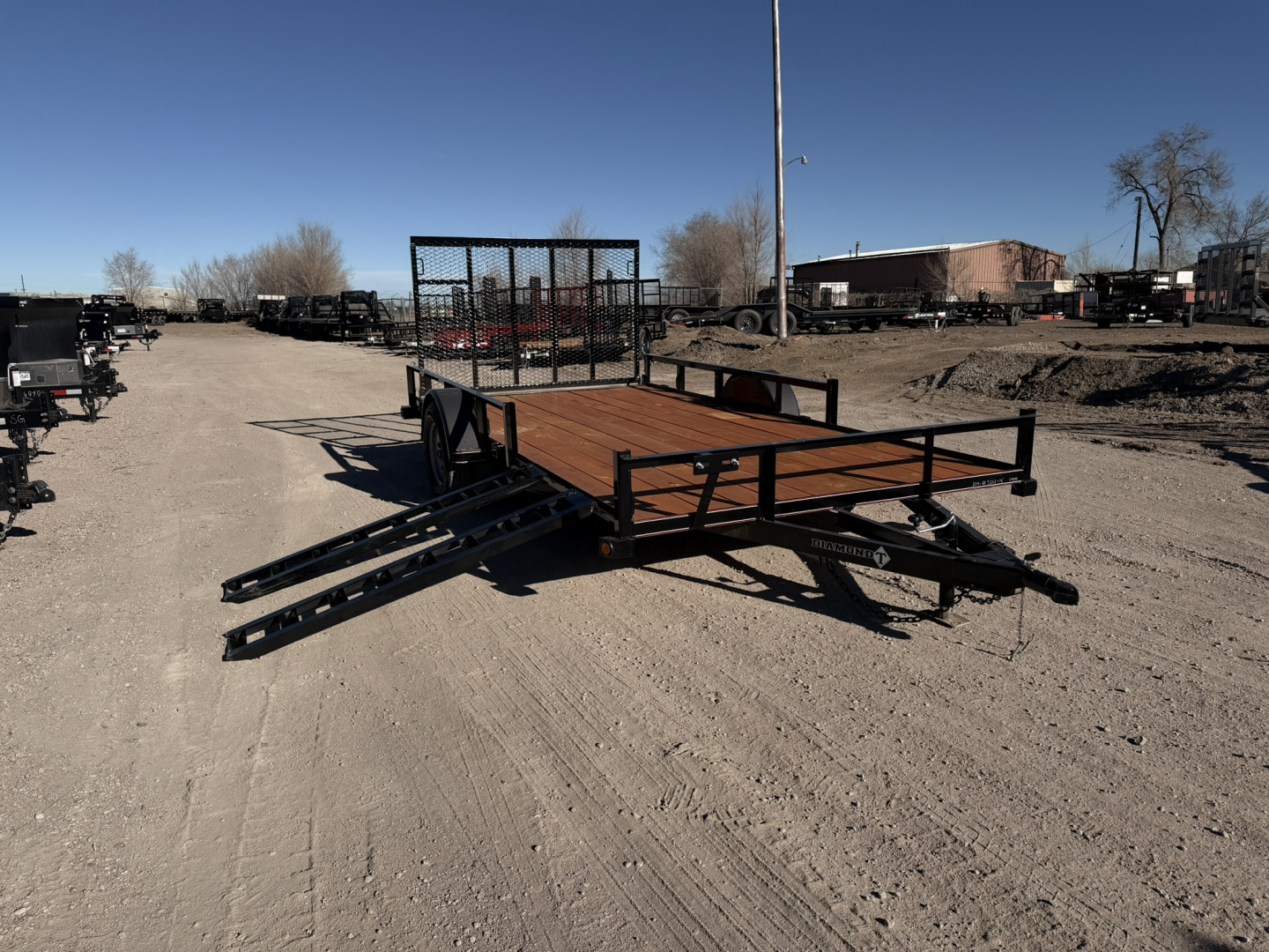New 2026 Diamond T 7-14 Ramp Gate Utility W/ ATV Ramps 3K GVWR