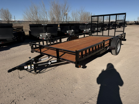 New 2026 Diamond T 7-14 Ramp Gate Utility W/ ATV Ramps 3K GVWR