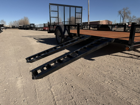 New 2026 Diamond T 7-14 Ramp Gate Utility W/ ATV Ramps 3K GVWR