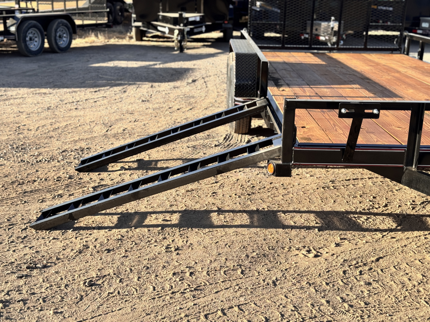 New 2026 Diamond T 7-16 Tandem Axle Ramp Gate Utility W/ ATV Ramps 7K GVWR