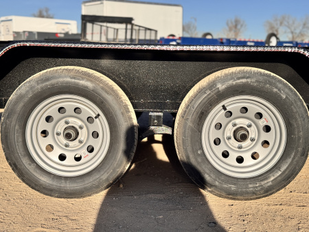 New 2026 Diamond T 7-16 Tandem Axle Ramp Gate Utility W/ ATV Ramps 7K GVWR