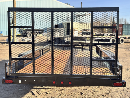 New 2026 Diamond T 7-16 Tandem Axle Ramp Gate Utility W/ ATV Ramps 7K GVWR