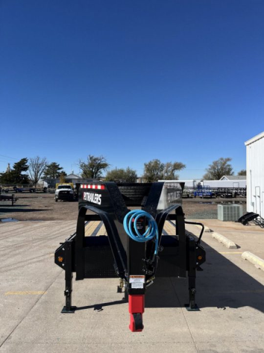 New 2026 PJ Trailers 25' X 102" Flatdeck 5' Dovetail With Ramps Flatbed Trailer