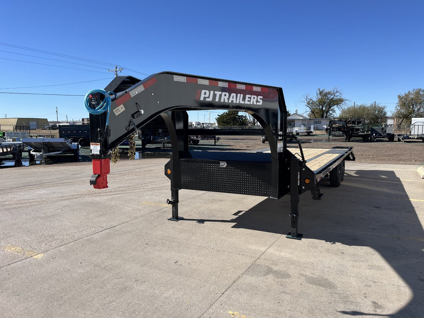 New 2026 PJ Trailers 25' X 102" Flatdeck 5' Dovetail With Ramps Flatbed Trailer