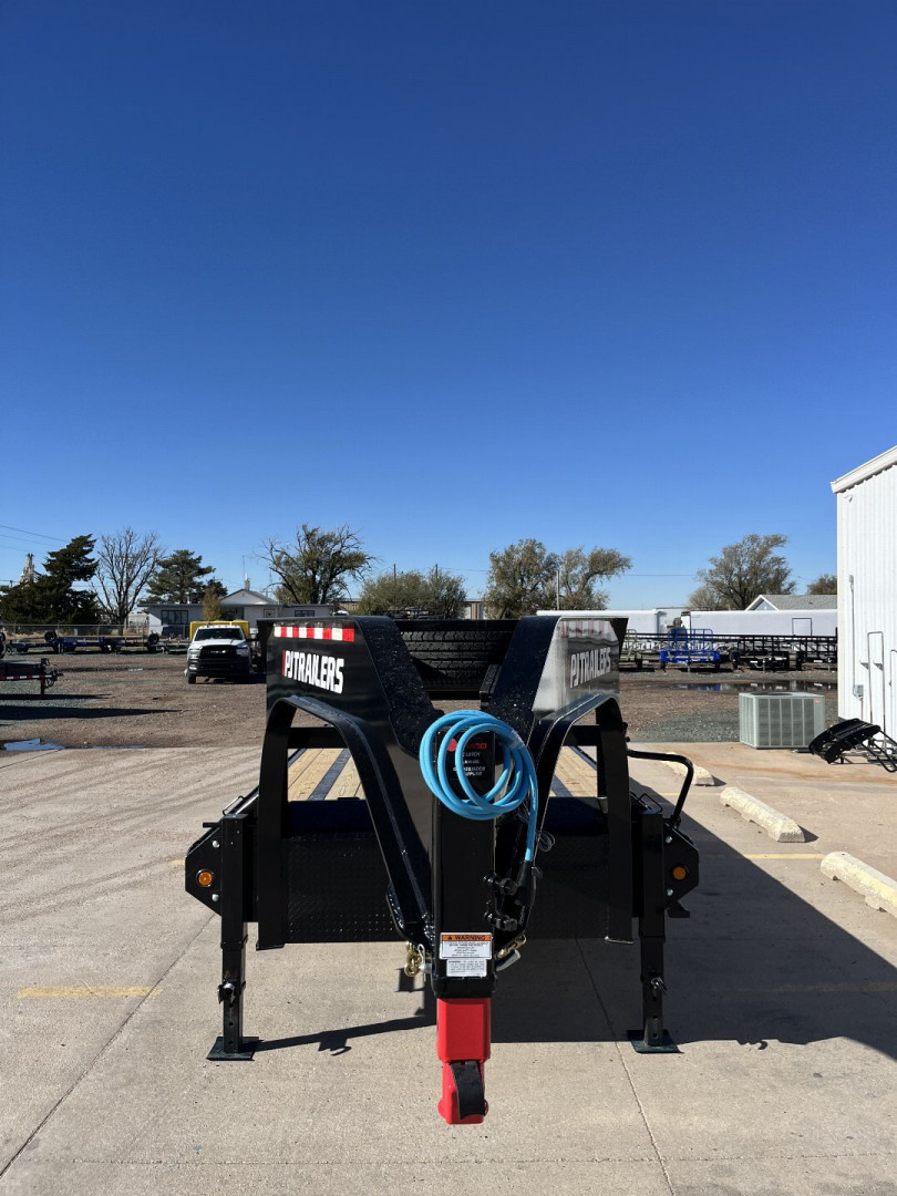 New 2026 PJ Trailers 25' X 102" Flatdeck 5' Dovetail With Ramps Flatbed Trailer