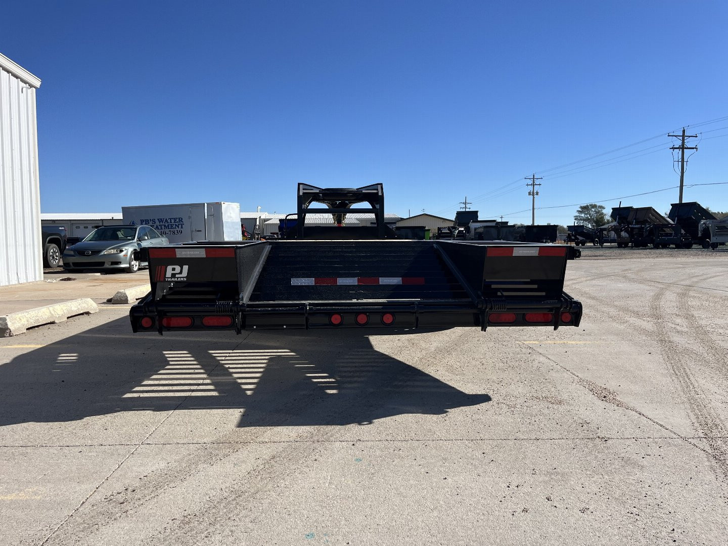 New 2026 PJ Trailers 25' X 102" Flatdeck 5' Dovetail With Ramps Flatbed Trailer