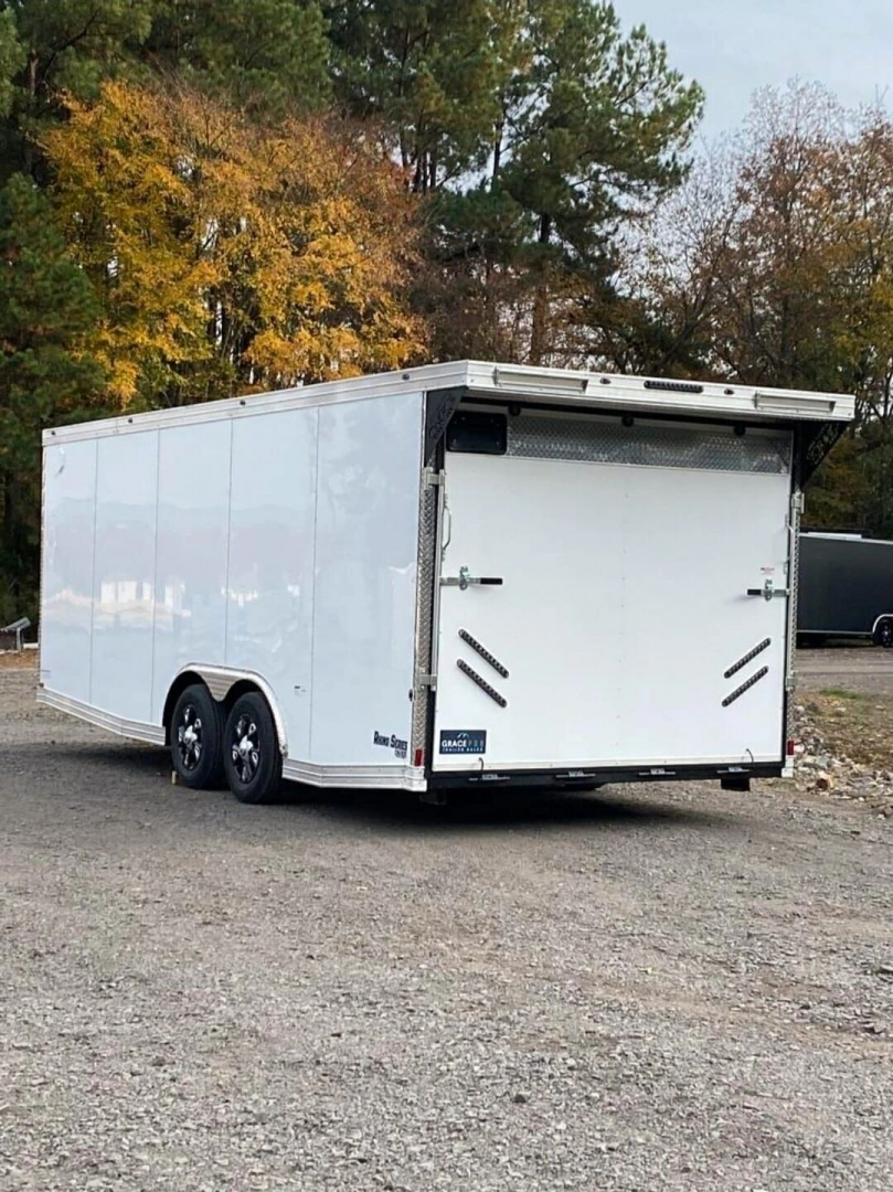 New 2026 GRACE PRO 8.5X20FT ENCLOSED TRAILER 6FT6 INTERIOR HEIGHT 3500LB AXLES
