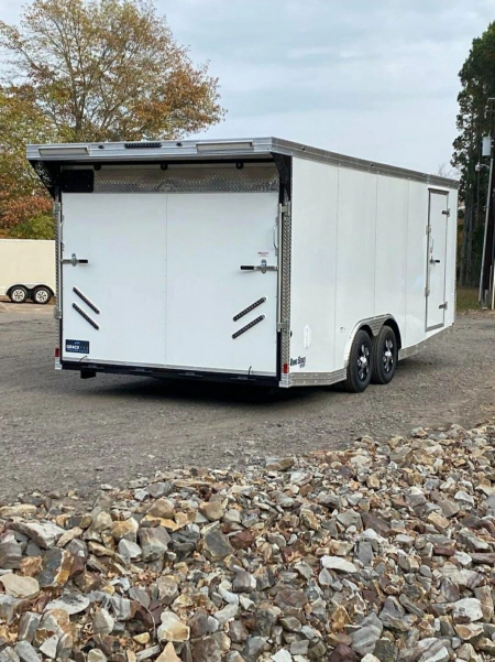 New 2026 GRACE PRO 8.5X20FT ENCLOSED TRAILER 6FT6 INTERIOR HEIGHT 3500LB AXLES