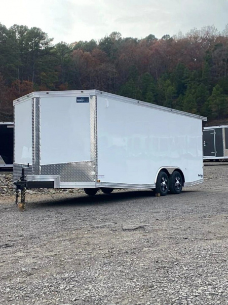 New 2026 GRACE PRO 8.5X20FT ENCLOSED TRAILER 6FT6 INTERIOR HEIGHT 3500LB AXLES