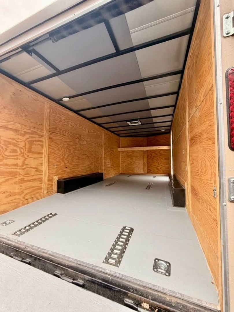 Used 2024 GRACE PRO 8.5X18FT V-NOSE ENCLOSED TRAILER