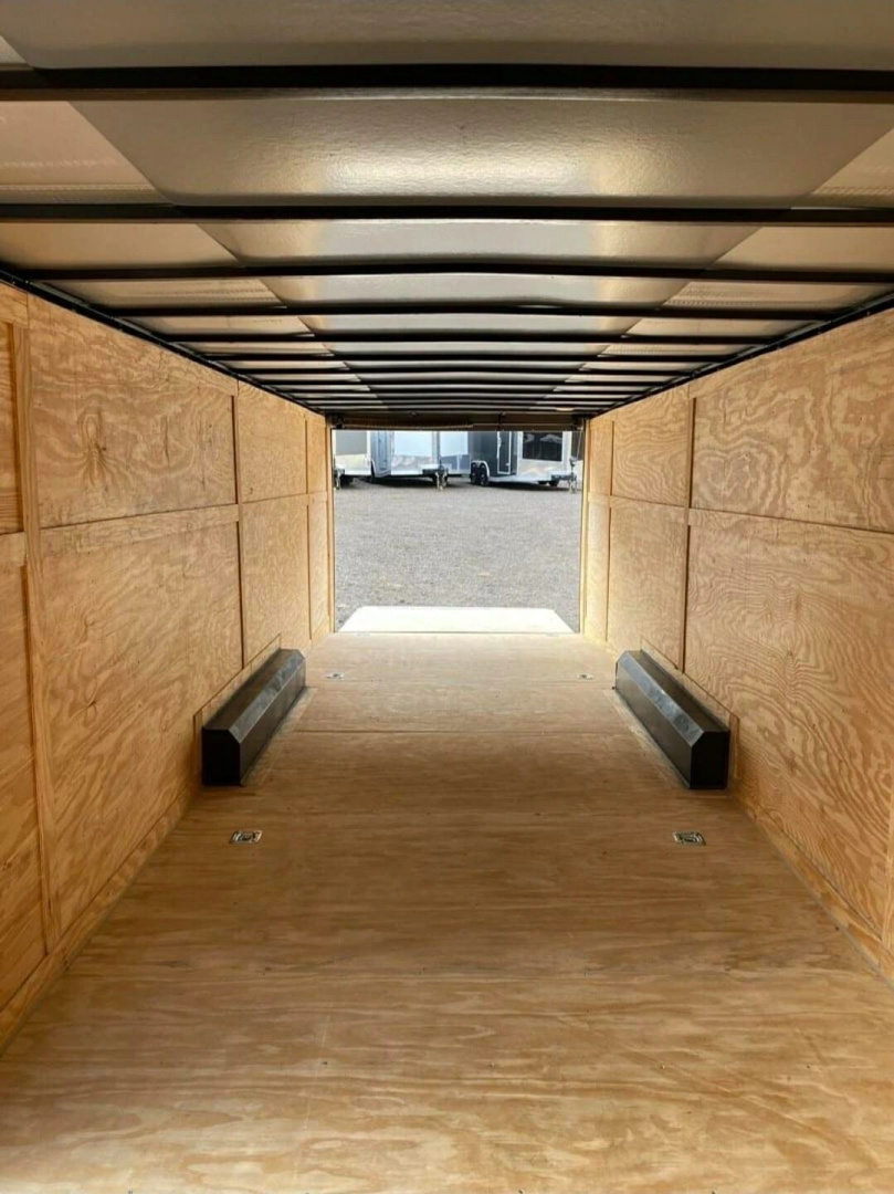 New 2026 GRACE PRO 8.5X26FT V-NOSE ENCLOSED TRAILER 6FT6 INTERIOR 5200LB AXLES