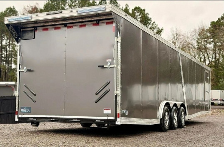 New 2026 CYNERGY 2 8.5X36FT ENCLOSED DOUBLE RACE TRAILER 6FT6 INTERIOR HEIGHT