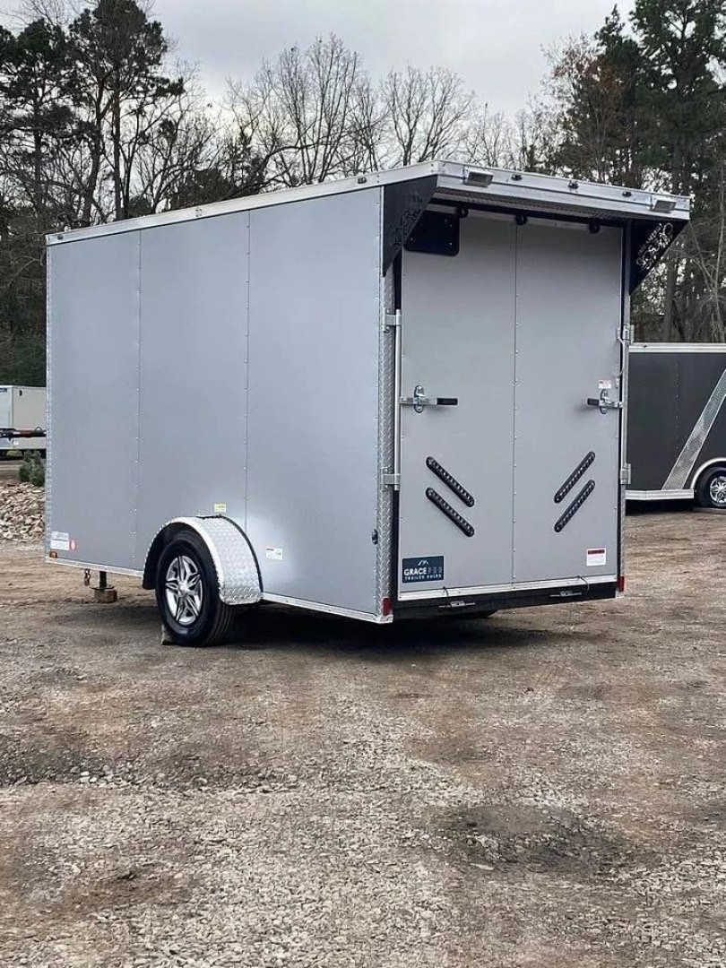 New 2026 GRACE PRO 6X12X7FT ENCLOSED TRAILER 3500LB SINGLE AXLE 7FT INTERIOR HEIGHT