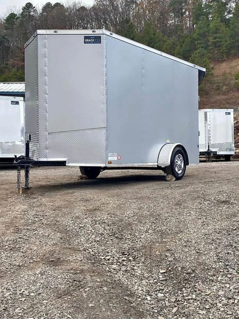 New 2026 GRACE PRO 6X12X7FT ENCLOSED TRAILER 3500LB SINGLE AXLE 7FT INTERIOR HEIGHT