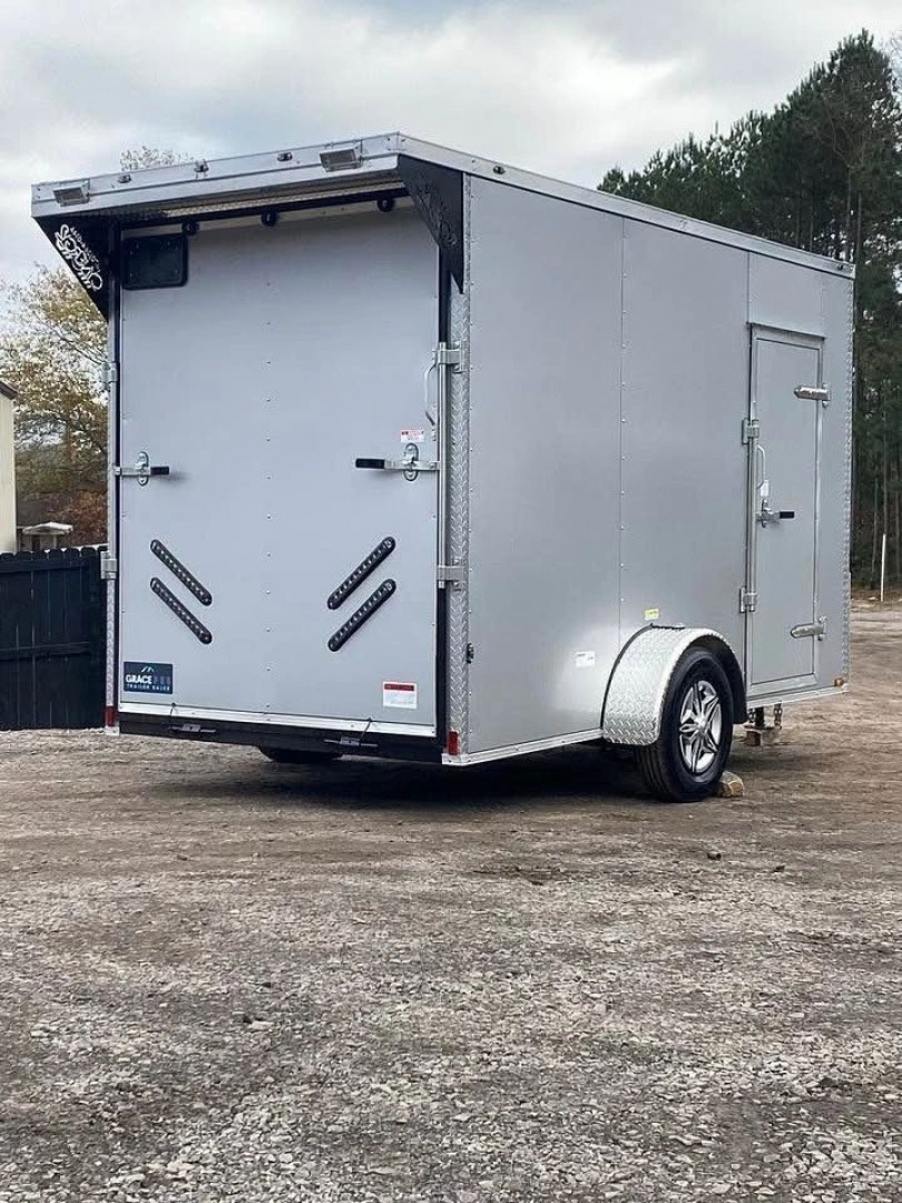 New 2026 GRACE PRO 6X12X7FT ENCLOSED TRAILER 3500LB SINGLE AXLE 7FT INTERIOR HEIGHT