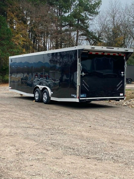 New 2026 GRACE PRO 8.5X26FT V-NOSE ENCLOSED TRAILER 6FT6 INTERIOR HEIGHT 5200LB AXLES