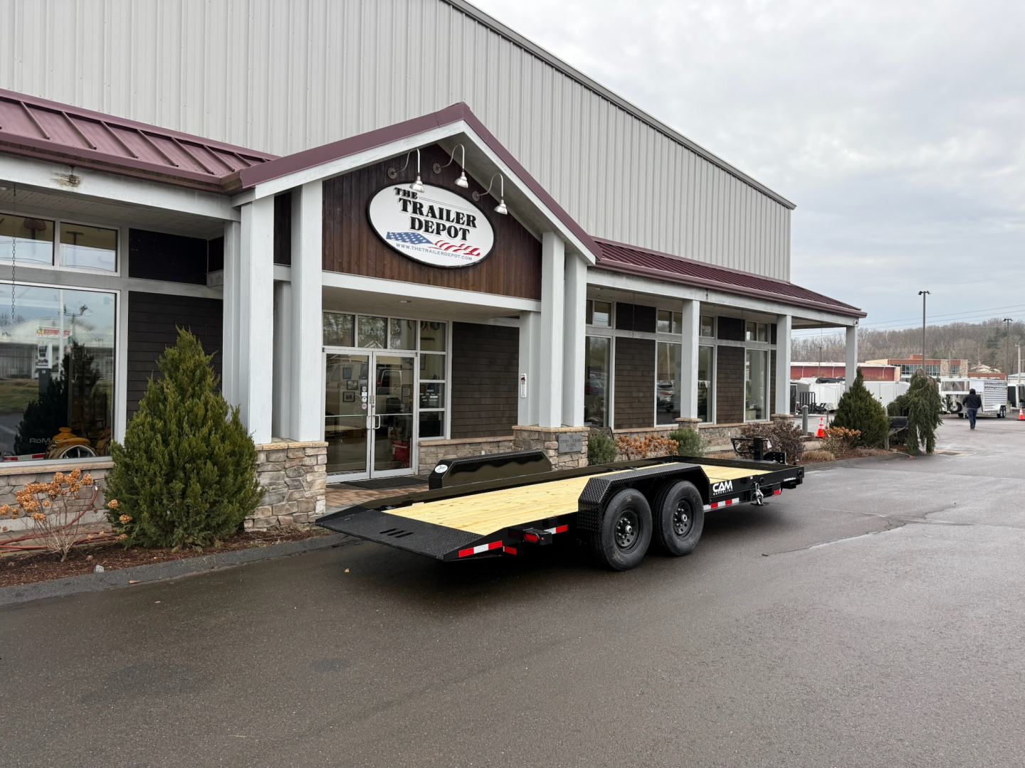 New CAM Superline 7' x 20' Split Tilt Trailer 15.4K