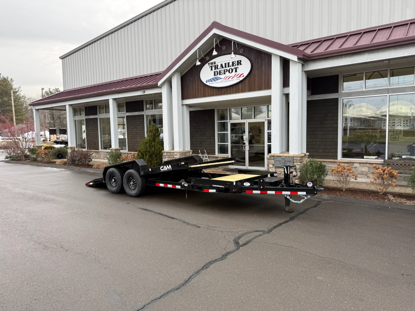 New CAM Superline 7' x 20' Split Tilt Trailer 15.4K