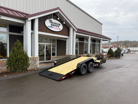 New CAM Superline 7' x 20' Split Tilt Trailer 15.4K