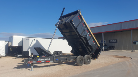 New 2026 Diamond C 82 x14' BP HD Low Profile Telescopic Dump w/ 44  Sides - LPT207