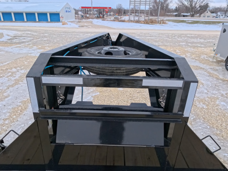 New 2026 Iron Bull Gooseneck Low Pro Deckover 102 x 36 (31 +5) FLG with Rampage Ramps, Matching Spare and 25,900 lb. GVWR