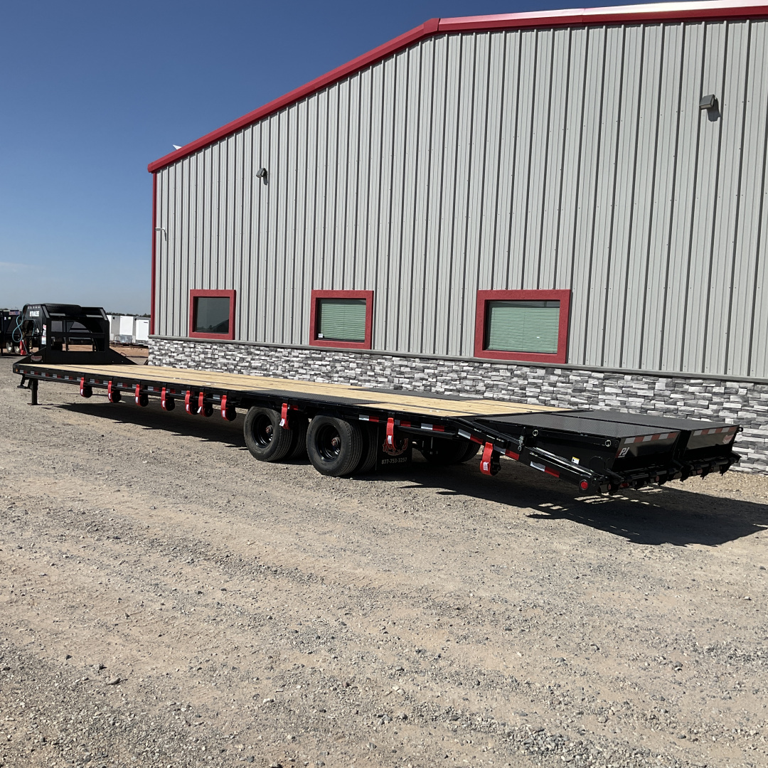 New 2026 PJ 102"x40' GN Low-Pro Flatbed w/ Duals - LD