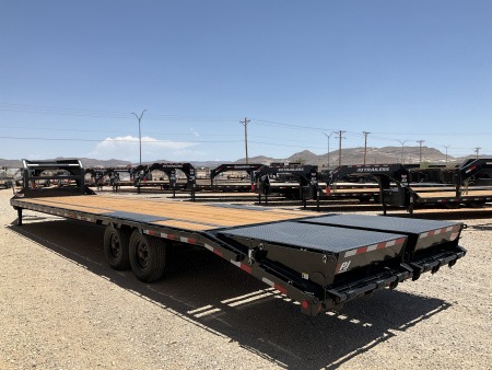 New 2026 PJ 102"x36' GN Low-Pro Flatbed w/ Singles - LX