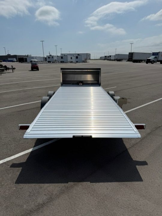 New Timpte Motorsports 720 EZ Load Aluminum 20' Car Hauler Trailer: 7K GVWR, Winch, Rock Guard, Solar, Spare