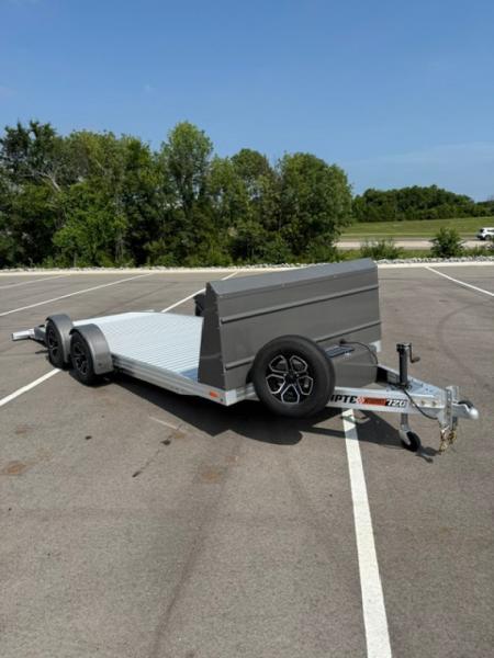 New Timpte Motorsports 720 EZ Load Aluminum 20' Car Hauler Trailer: 7K GVWR, Winch, Rock Guard, Solar, Spare