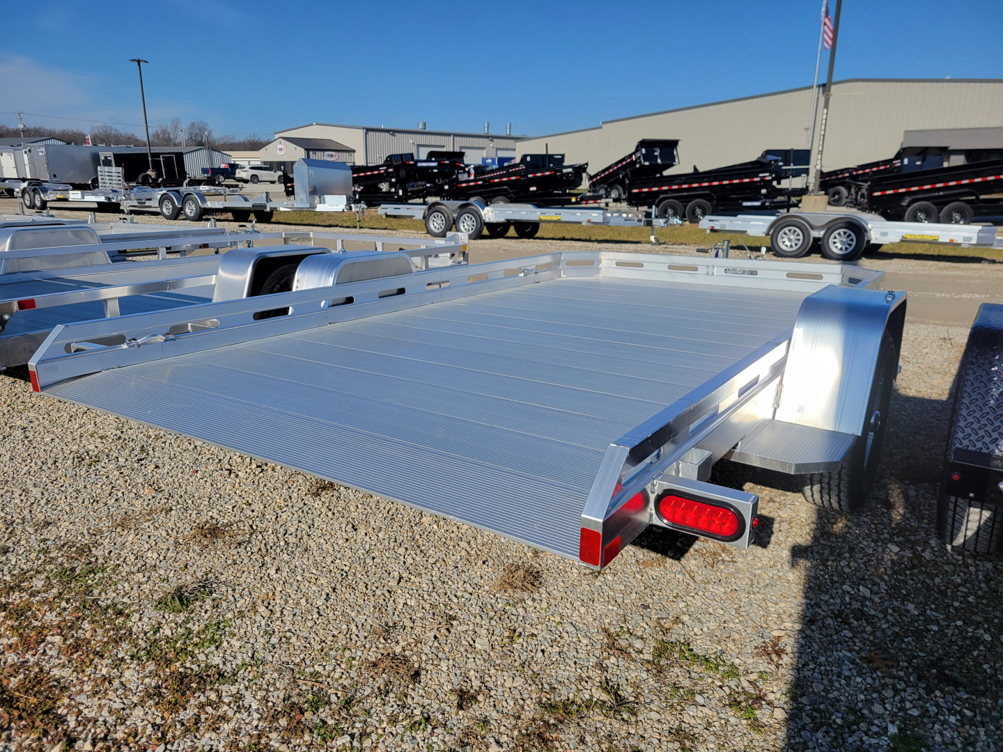 New 2027 Aluma 7712 Heavy Tilt Single Axle Trailer