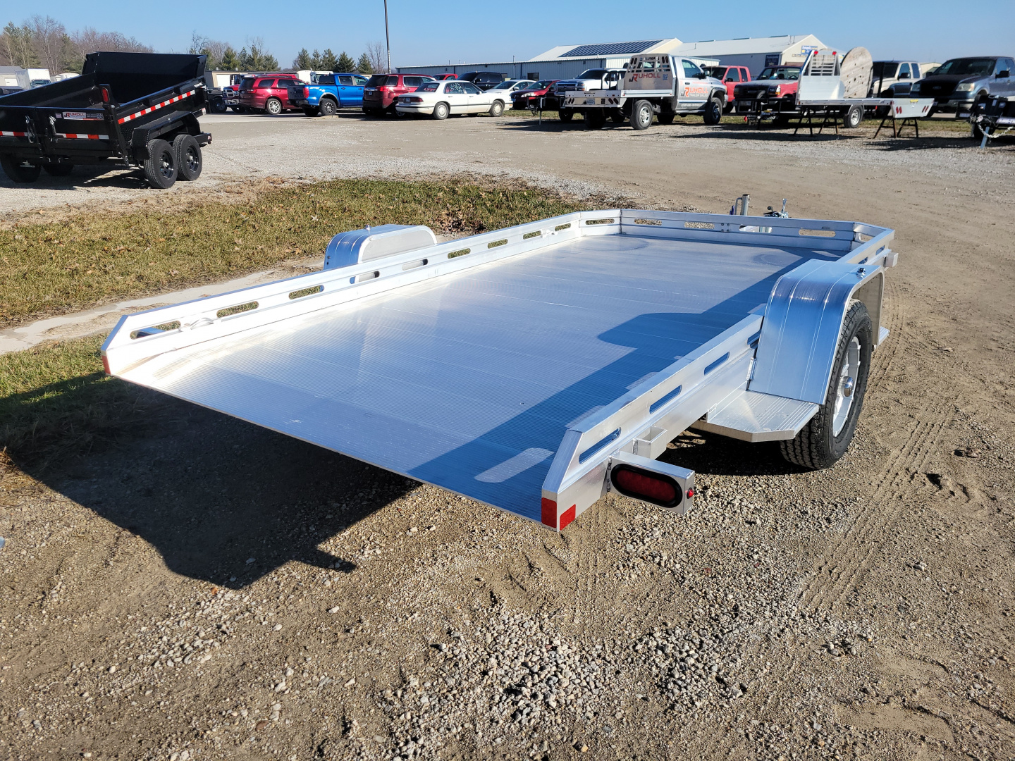 New 2026 Aluma 7712 Heavy Tilt Single Axle Trailer