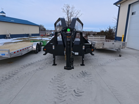 New 2026 Iron Bull 102 x 25 (20 +5) FLG Gooseneck Deckover with 23,900 lb. GVWR, Engineered Neck and Matching Spare