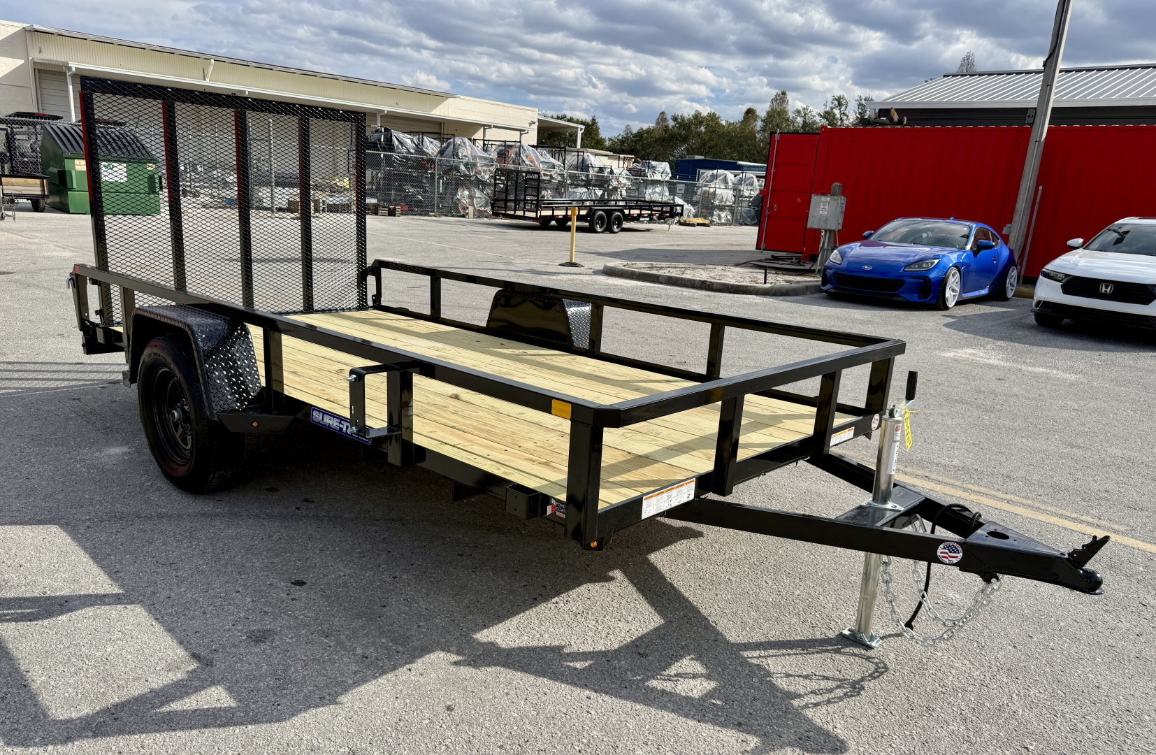 New 2026 Sure-Trac 6x12 Tube Top 3K Utility Trailer