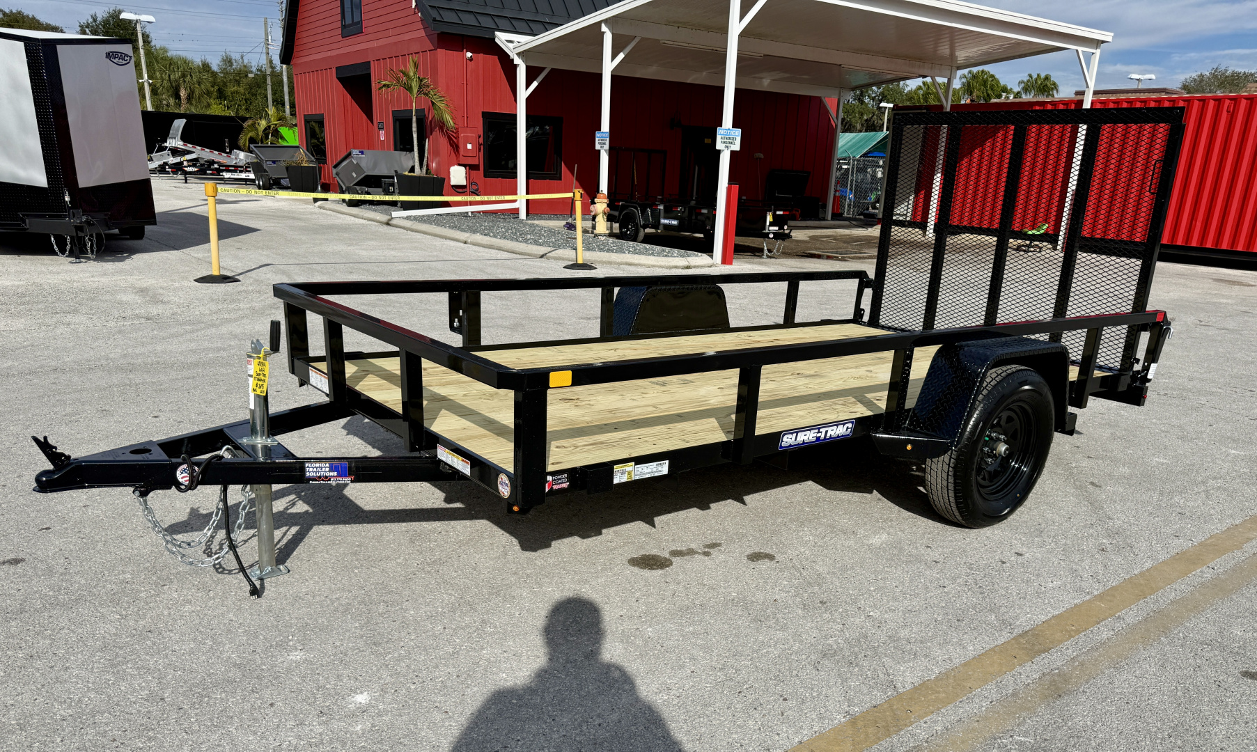 New 2026 Sure-Trac 6x12 Tube Top 3K Utility Trailer