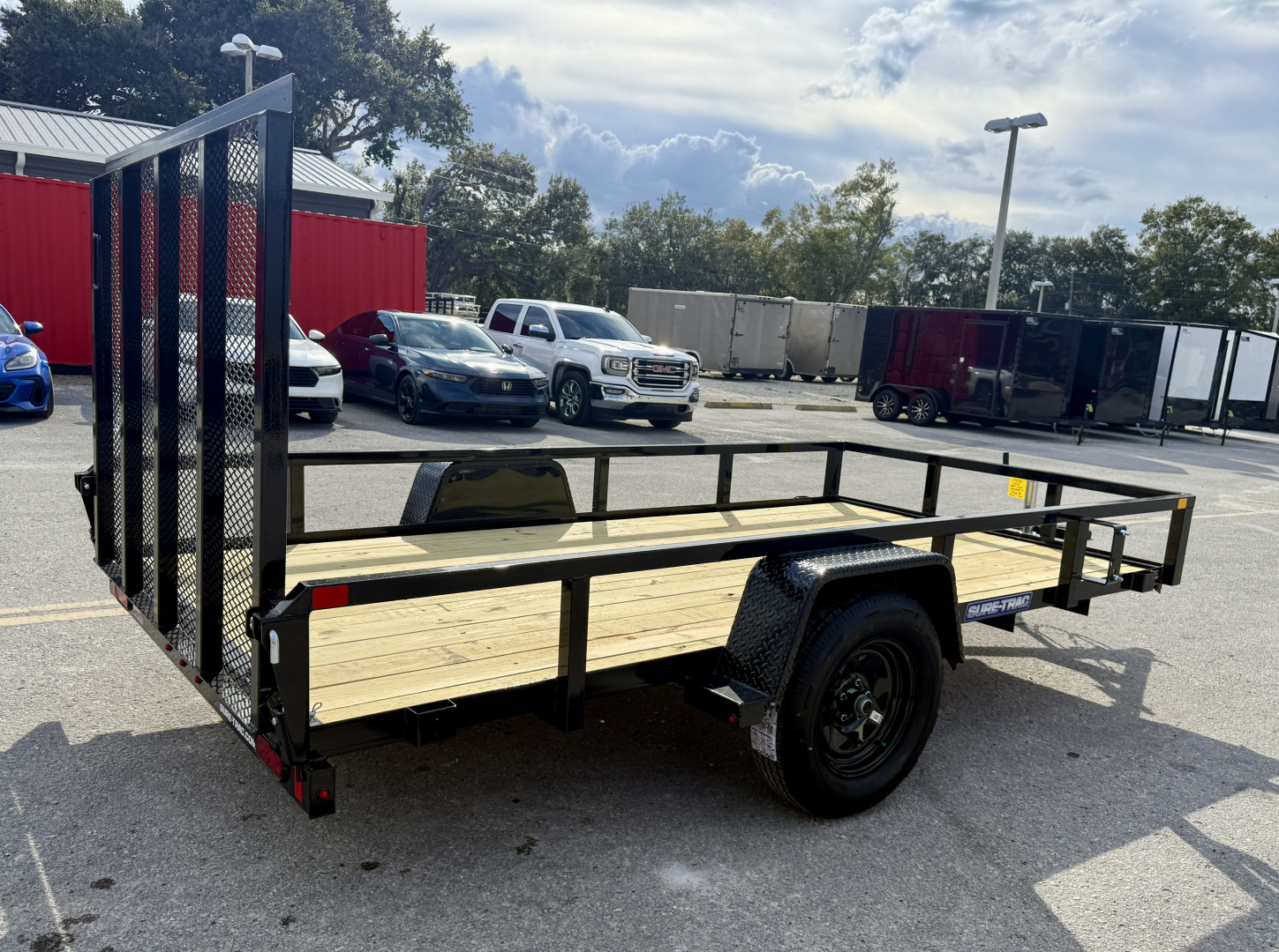 New 2026 Sure-Trac 6x12 Tube Top 3K Utility Trailer