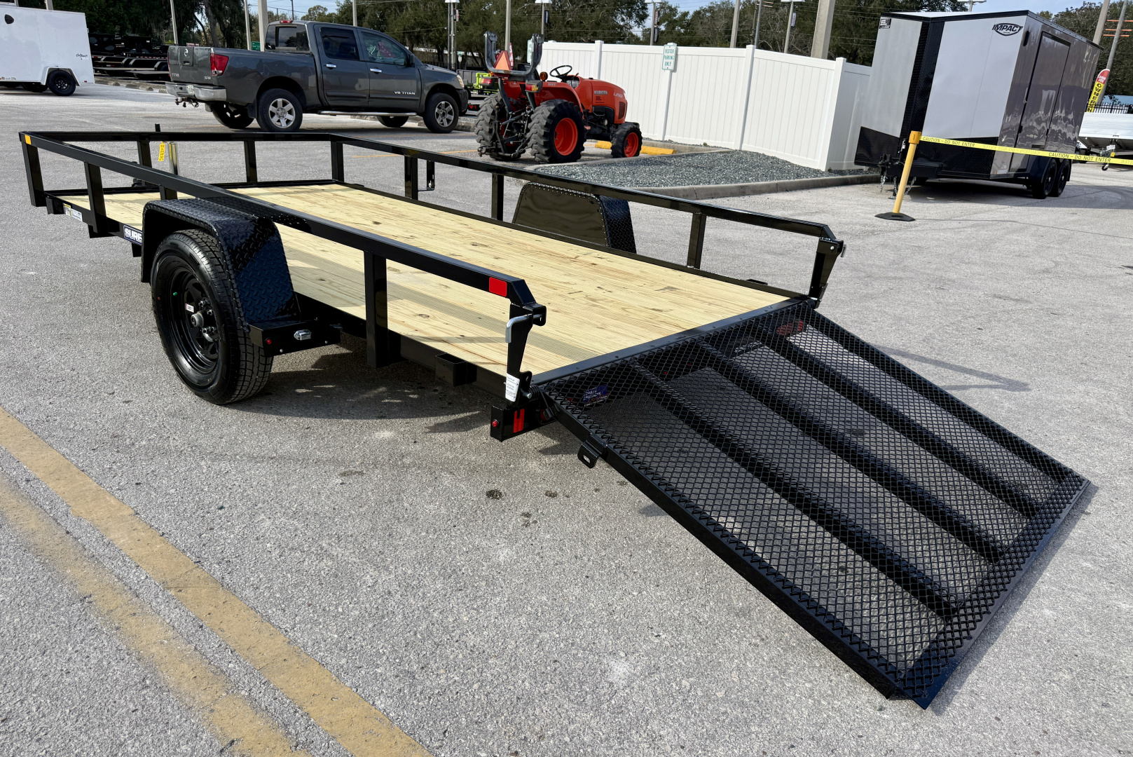 New 2026 Sure-Trac 6x12 Tube Top 3K Utility Trailer