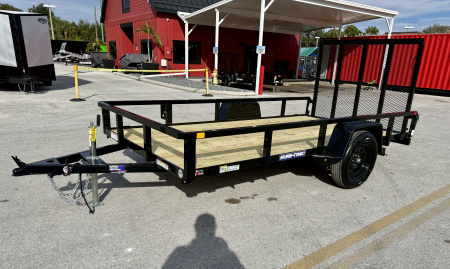 New 2026 Sure-Trac 6x12 Tube Top 3K Utility Trailer