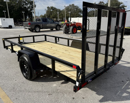 New 2026 Sure-Trac 6x12 Tube Top 3K Utility Trailer