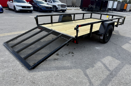 New 2026 Sure-Trac 6x12 Tube Top 3K Utility Trailer