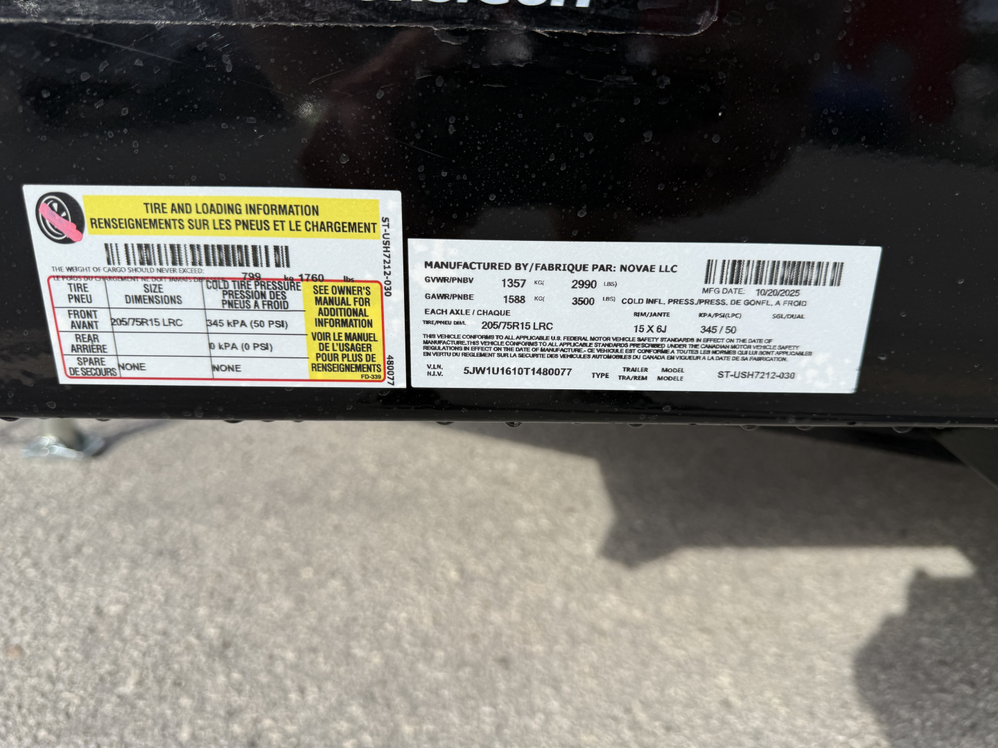 New 2026 Sure-Trac 6x12 Steel High Side 3K Utility Trailer