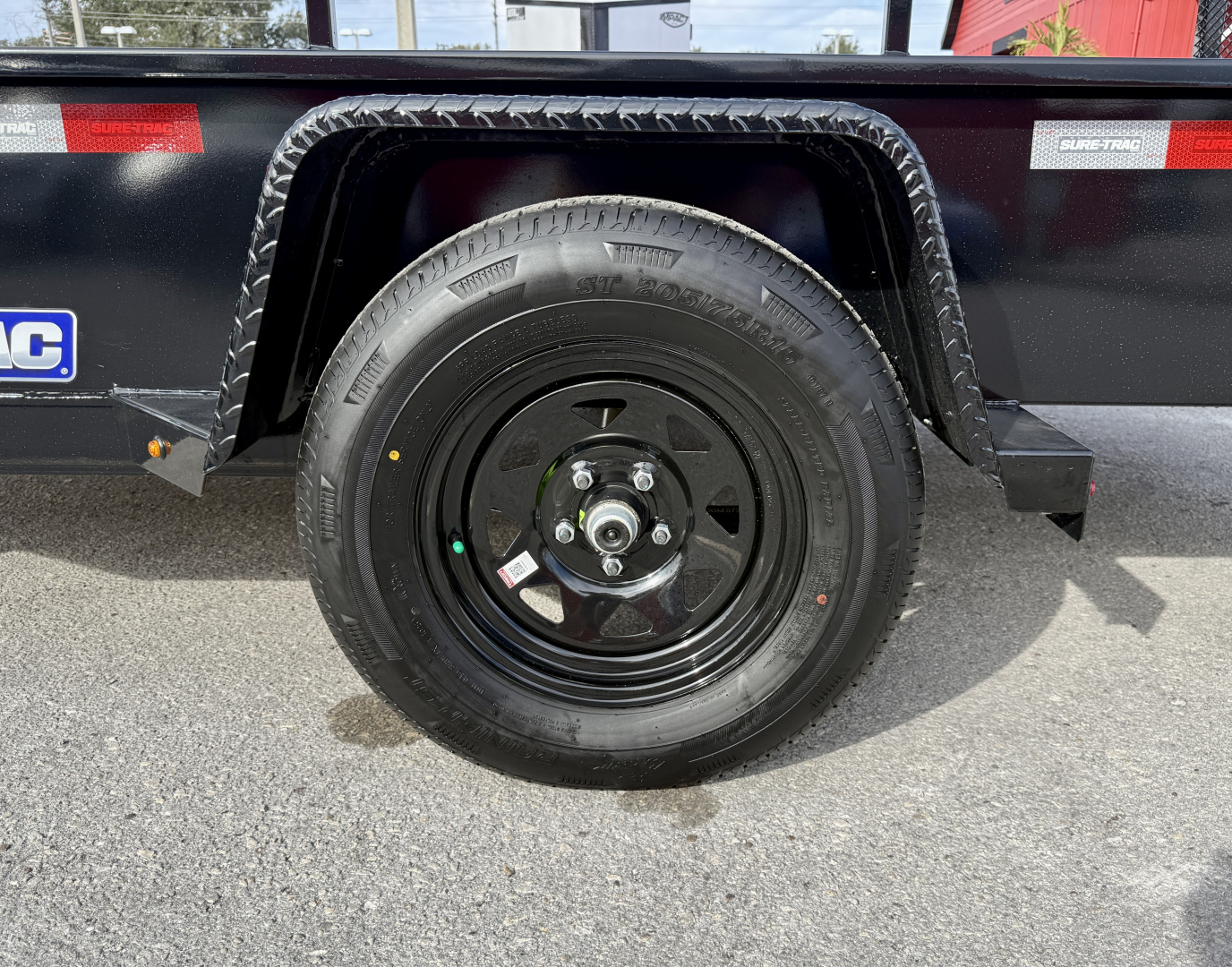 New 2026 Sure-Trac 6x12 Steel High Side 3K Utility Trailer