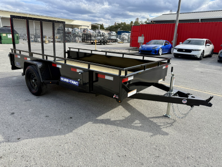 New 2026 Sure-Trac 6x12 Steel High Side 3K Utility Trailer