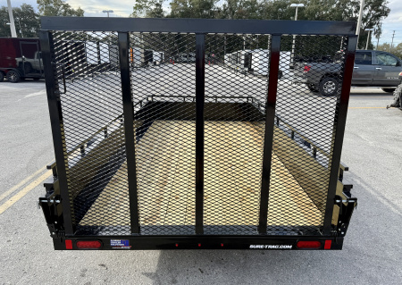 New 2026 Sure-Trac 6x12 Steel High Side 3K Utility Trailer