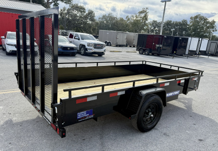 New 2026 Sure-Trac 6x12 Steel High Side 3K Utility Trailer