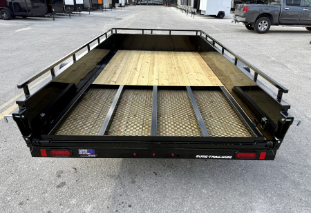 New 2026 Sure-Trac 6x12 Steel High Side 3K Utility Trailer
