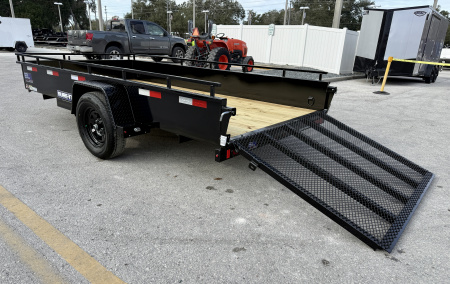 New 2026 Sure-Trac 6x12 Steel High Side 3K Utility Trailer