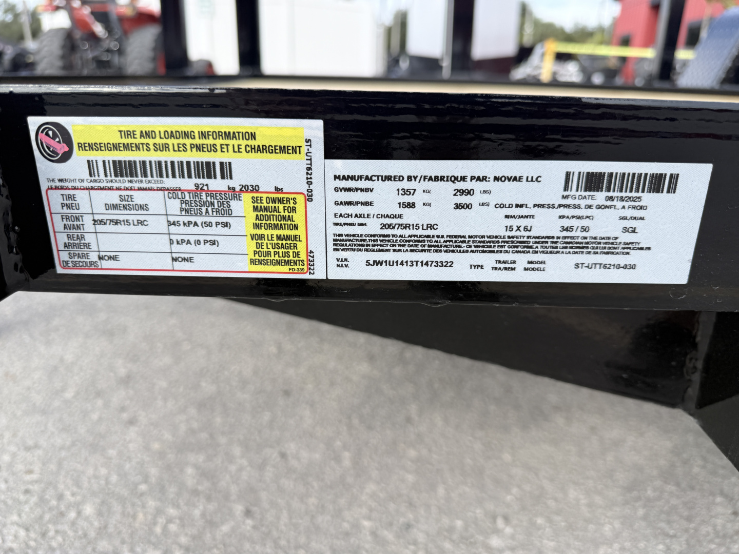 New 2026 Sure-Trac 5x10 Tube Top 3K Utility Trailer