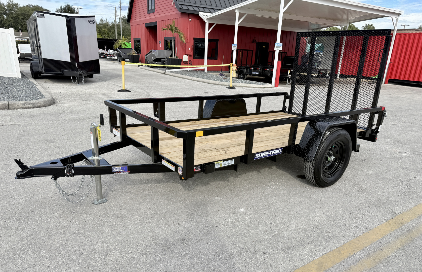 New 2026 Sure-Trac 5x10 Tube Top 3K Utility Trailer