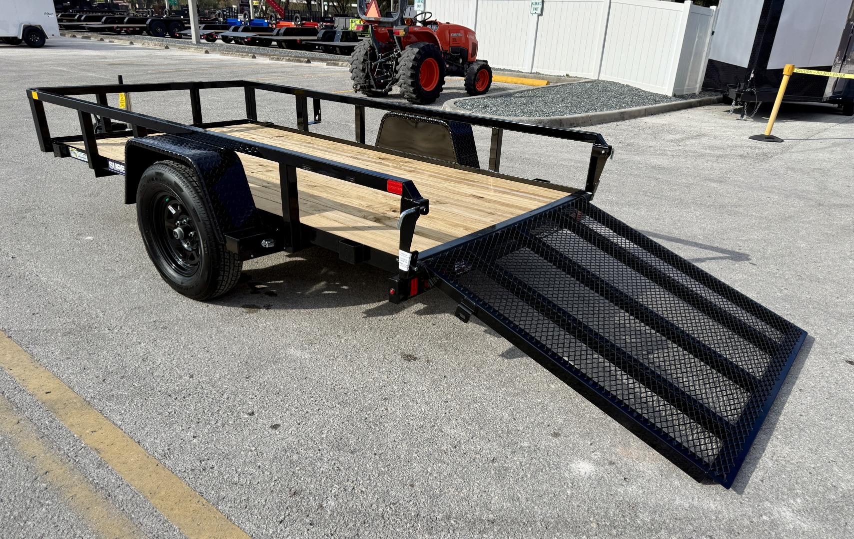 New 2026 Sure-Trac 5x10 Tube Top 3K Utility Trailer